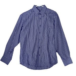 NWOT BUGATCHI BLACK CHECK LONG SLEEVE